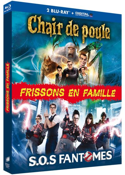 Frissons en famille - Coffret : Chair de poule + S.O.S Fantômes (Blu-ray + Copie digitale) - Blu-ray