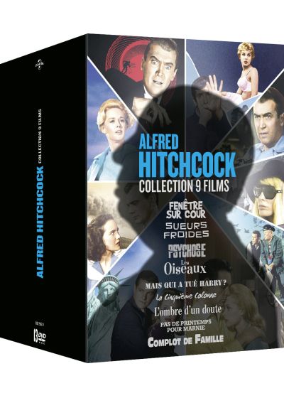 Alfred Hitchcock - Collection 9 films (Pack) - DVD