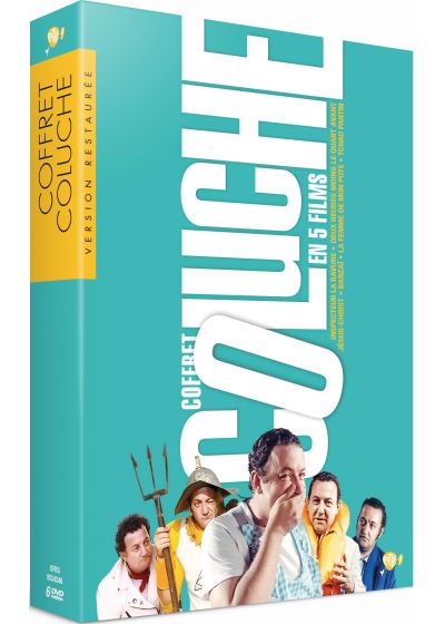 Coluche - Coffret 5 films : Tchao Pantin + Inspecteur La Bavure + Deux heures moins le quart avant Jésus-Christ + Banzaï + La Femme de mon pote (Pack) - DVD