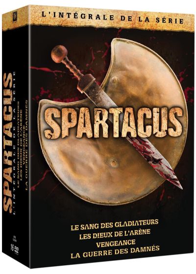 Spartacus - L'intégrale de la série : Le sang des Gladiateurs + Les dieux de l'arène + Vengeance + La guerre des damnés - DVD