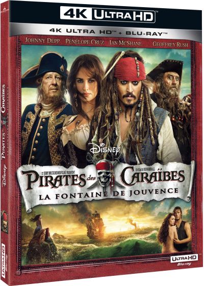 Pirates des Caraïbes : La Fontaine de jouvence (4K Ultra HD + Blu-ray) - 4K UHD