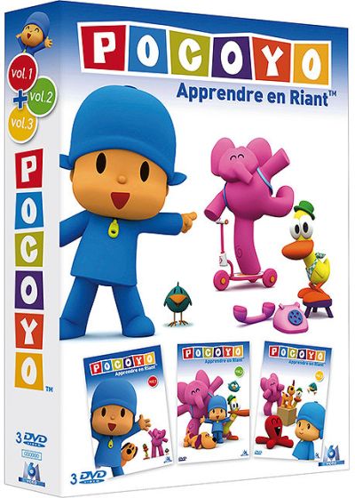 Pocoyo (Apprendre en riant) - Vol. 1 + 2 + 3 - DVD