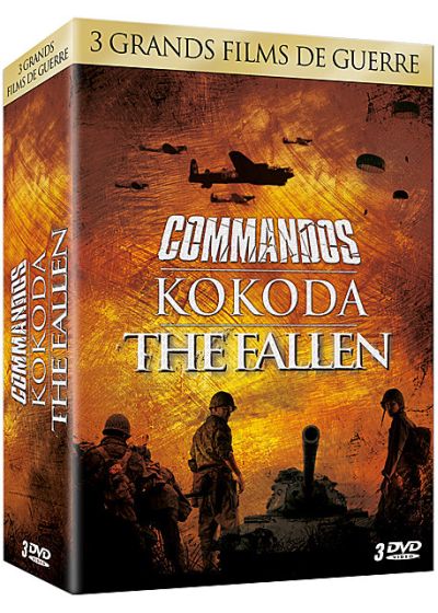 3 grands films de guerre - Coffret n° 1 : Commandos + Kokoda : Le 39ème bataillon + The Fallen (Pack) - DVD