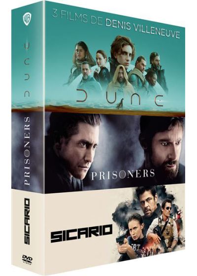3 films de Denis Villeneuve : Dune + Prisoners + Sicario (Pack) - DVD