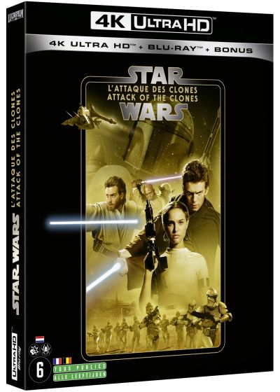 Star Wars - Episode II : L'Attaque des clones (4K Ultra HD + Blu-ray + Blu-ray Bonus) - 4K UHD