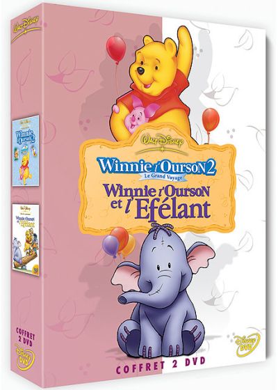 Winnie l'Ourson 2, Le grand voyage + Winnie l'Ourson et l'Éfélant - DVD