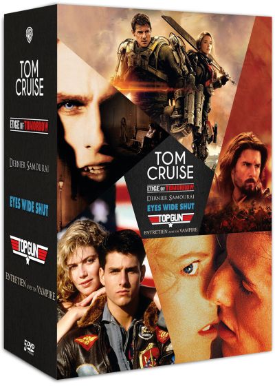 Tom Cruise : Edge of Tomorrow + Le dernier Samouraï + Eyes Wide Shut + Top Gun + Entretien avec un vampire (Pack) - DVD