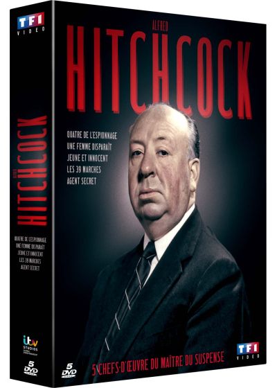 Hitchcock - Le maître du suspense : Les 39 marches + Quatre de l'espionnage + Agent secret + Jeune et innocent + Une femme disparaît (Pack) - DVD