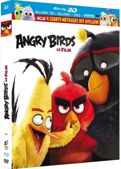 Angry Birds - Le film (Combo Blu-ray 3D + Blu-ray + DVD + Copie digitale) - Blu-ray 3D