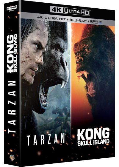 Kong : Skull Island + Tarzan (4K Ultra HD + Blu-ray + Digital HD) - 4K UHD