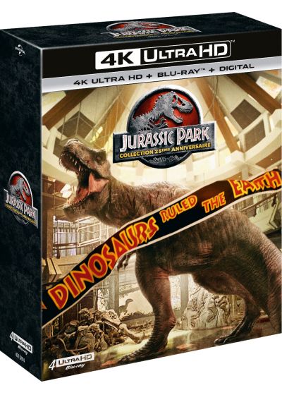 Jurassic Park Collection (Collection 25ème anniversaire - 4K Ultra HD + Blu-ray + Digital) - 4K UHD