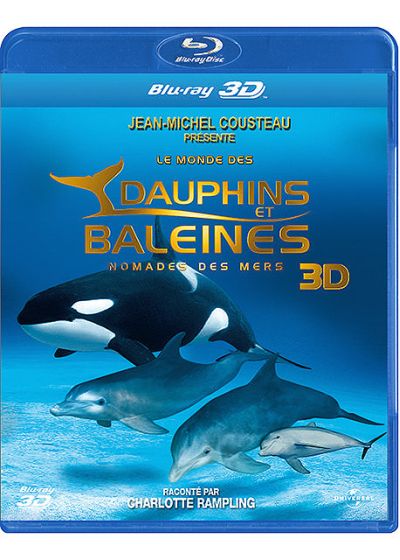 Le Monde des dauphins et des baleines, nomades des mers 3D (Blu-ray 3D compatible 2D) - Blu-ray 3D