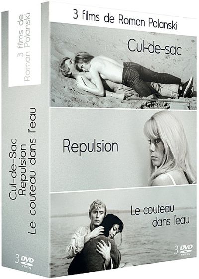 3 films de Roman Polanski : Répulsion + Cul-de-sac + Le couteau dans l'eau (Pack) - DVD
