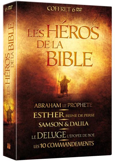Les Héros de la Bible : Abraham le prophète + Esther, reine de Perse + Samson & Dalila + Le déluge + Les 10 commandements (Pack) - DVD