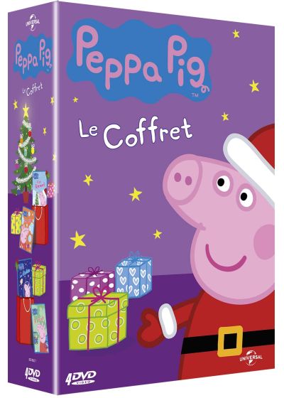 Peppa Pig - Coffret : À l'école + Les bulles + Les étoiles + Peppa fête Noël (Pack) - DVD