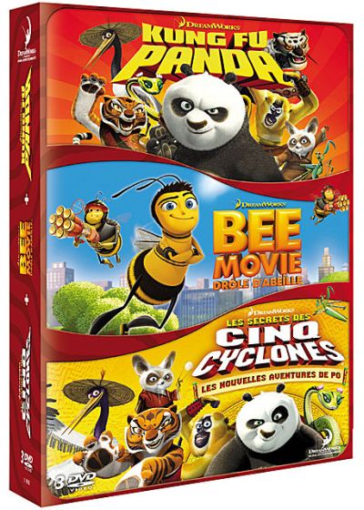Kung Fu Panda + Les Secrets des cinq cyclones + Bee Movie (Pack) - DVD
