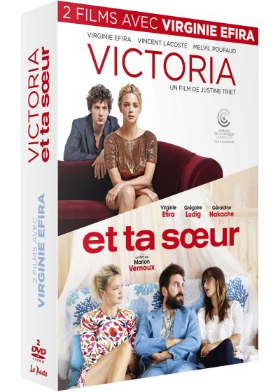 2 films avec Virginie Efira : Victoria + Et ta soeur (Pack) - DVD