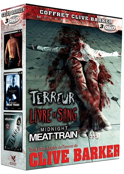 Coffret Clive Barker : Terreur + Livre de sang + Midnight Meat Train (Pack) - DVD
