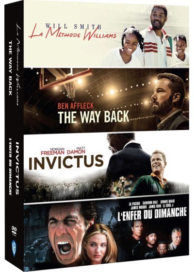 Films de sport - Coffret : L'Enfer du dimanche + Invictus + The Way Back + La Méthode Williams (Pack) - DVD