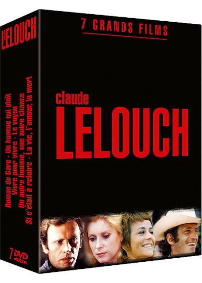 Claude Lelouch - Coffret 7 grands films (Pack) - DVD