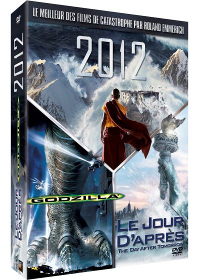 Catastrophe ! - Coffret : 2012 + Godzilla + Le Jour d'après (Pack) - DVD