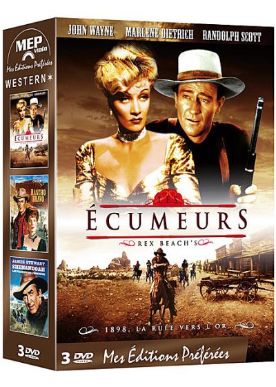 Westerns : Les écumeurs + Rancho Bravo + Les prairies de l'honneur (Pack) - DVD
