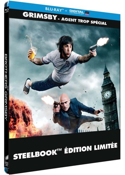 Grimsby - Agent trop spécial (Blu-ray + Copie digitale - Édition boîtier SteelBook) - Blu-ray