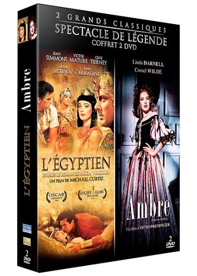Coffret grand spectacle : Ambre + L'Egyptien (Pack) - DVD