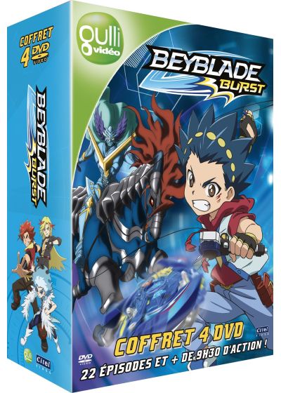 Beyblade Burst - Saison 1, Box 1/2 : Vol. 1 à 4 - DVD