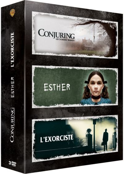 Conjuring : les dossiers Warren + L'exorciste + Esther (Pack) - DVD