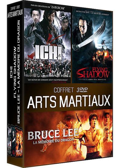 Coffret Arts martiaux : Ichi + Flying Shadow + Bruce Lee - La mémoire du Dragon (Pack) - DVD