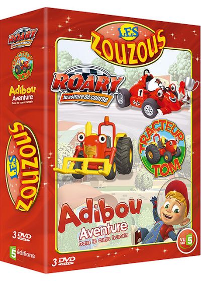 Coffret les Zouzous - Tracteur Tom + Roary + Adibou (Pack) - DVD