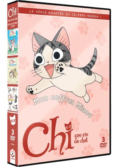 Chi, une vie de chat - Le coffret : Vol. 1 : La nouvelle famille de Chi + Vol. 2 : Chi découvre le monde + Vol. 3 : Amuse-toi avec Chi ! - DVD