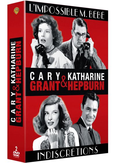Cary Grant & Katharine Hepburn : L'impossible M. Bébé + Indiscrétions (Pack) - DVD