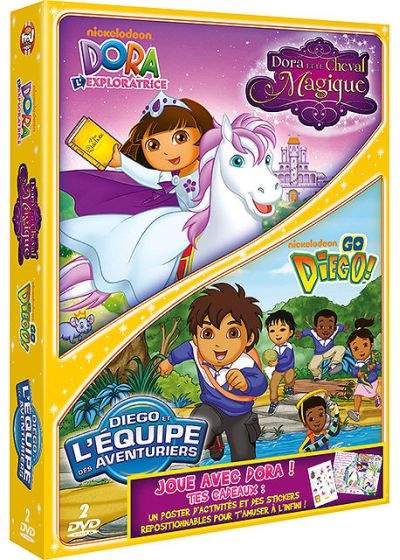 Dora l'exploratrice - Dora et le cheval magique + Go Diego! - Diego et l'équipe des aventuriers (Pack) - DVD