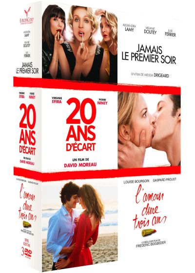 Jamais le premier soir + 20 ans d'écart + L'Amour dure trois ans (Pack) - DVD