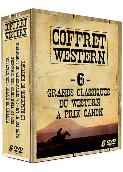 6 grands classiques du Western à prix canon - Coffret (Pack) - DVD