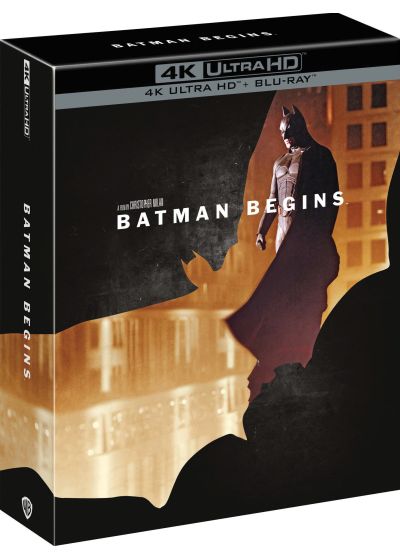 Batman Begins (Édition collector 4K Ultra HD + Blu-ray - Boîtier SteelBook + goodies) - 4K UHD
