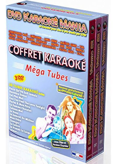 DVD Karaoké Mania - Coffret 3 DVD : Spécial Méga Tubes (Pack) - DVD