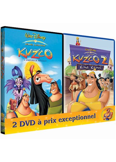 Kuzco, l'empereur mégalo + Kuzco 2 : King Kronk (Pack) - DVD