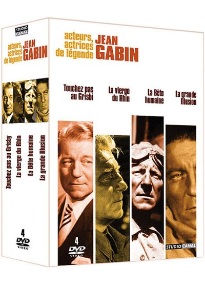 Jean Gabin : Le jour se lève + L'air de Paris + Quai des brumes + Pépé le Moko (Pack) - DVD