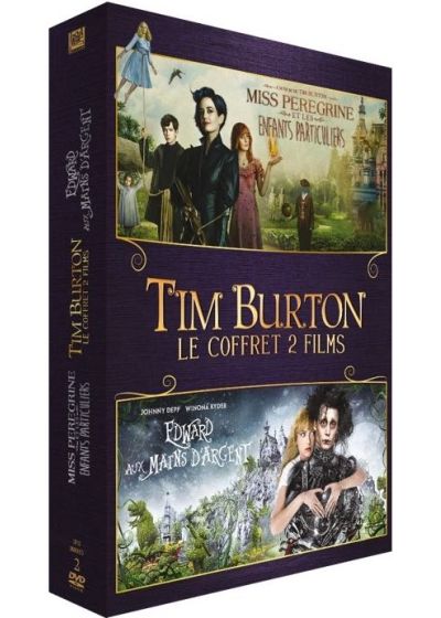 Tim Burton : Miss Peregrine et les Enfants Particuliers + Edward aux mains d'argent (Pack) - DVD