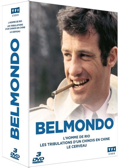 Belmondo : L'Homme de Rio + Les Tribulations d'un Chinois en Chine + Le Cerveau (Pack) - DVD