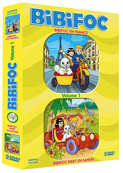 Bibifoc - Vol. 1 : Bibifoc en France + Bibifoc part en safari (Pack) - DVD