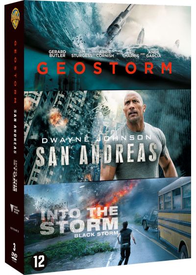 Coffret "Catastrophes naturelles" : Geostorm + San Andreas + Blackstorm (Pack) - DVD