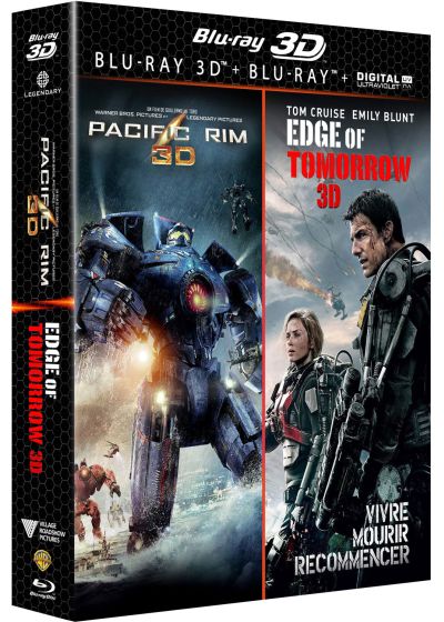 Pacific Rim 3D + Edge of Tomorrow 3D (Combo Blu-ray 3D + Blu-ray + Copie digitale) - Blu-ray 3D