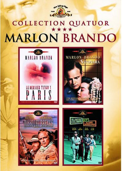 Marlon Brando : - Sayonara + Dernier tango à Paris + Missouri Breaks + Blanches colombes et vilains messieurs - DVD