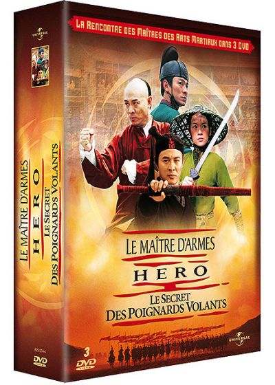 Coffret Asiatique : Le maître d'armes + Hero + Le secret des poignards volants (Pack) - DVD