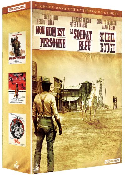 Plongez dans les mystères de l'ouest : Mon nom est Personne + Le soldat bleu + Soleil rouge (Pack) - DVD