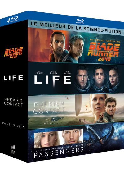Meilleur de la science-fiction - Coffret : Blade Runner 2049 + Life : origine inconnue + Premier contact + Passengers (Pack) - Blu-ray